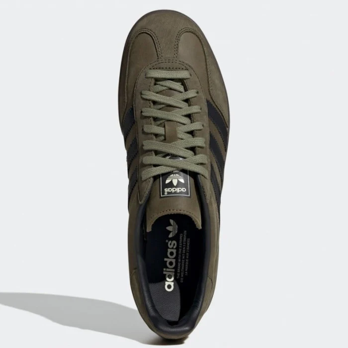 【2024年 発売】adidas Originals GAZELLE INDOOR “Focus Olive/Core Black/Gum” (アディダス オリジナルス ガゼル インドア “オリーブ/ブラック/ガム”) [IH4772]