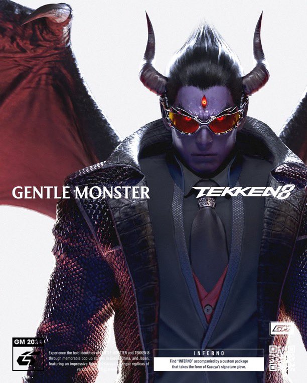 鉄拳 x Gentle Monster コラボアイウェアが2024年 9/27 発売 (ジェントルモンスター TEKKEN)