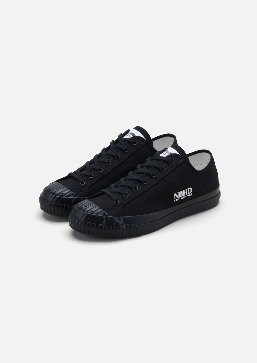 【2024年 9/7 発売】NEIGHBORHOOD × MOONSTAR GR LOW SNEAKERS “Black/White” (ネイバーフッド ムーンスター)