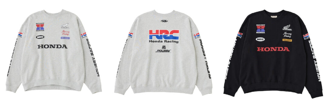 HONDA HRC × MOUSSY コラボコレクション第2弾が2024年 10/11 発売 (ホンダ エイチアールシー マウジー)