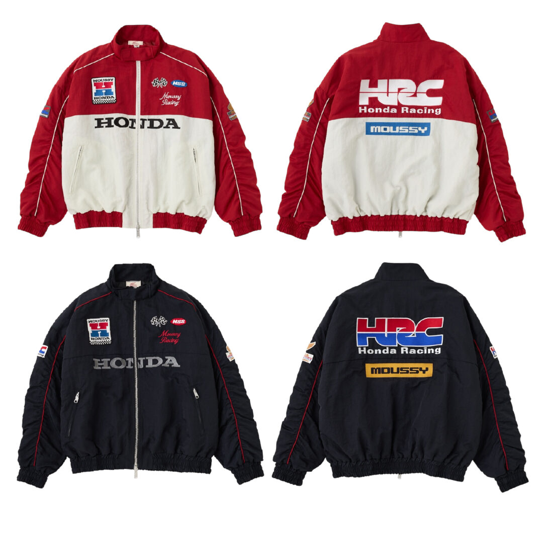 HONDA HRC × MOUSSY コラボコレクション第2弾が2024年 10/11 発売 (ホンダ エイチアールシー マウジー)