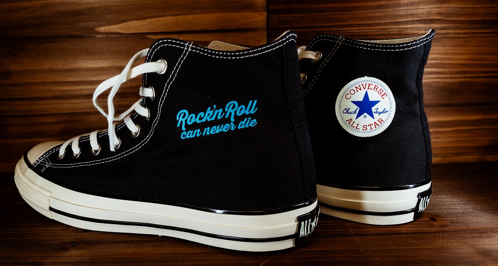 【2024年 9/20 発売】斉藤和義 × CONVERSE ALL STAR US HI /KS “Rock’n Roll Can Never Die” (コンバース オールスター)