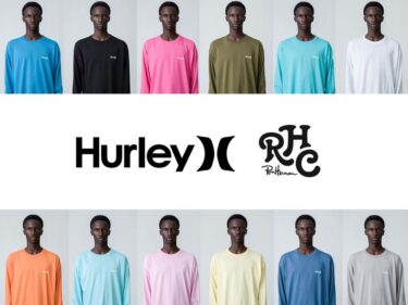 Hurley for RHC Ron Herman 12Colors LS Tee & Capが2024年 9/7 発売 (ハーレー ロンハーマン)