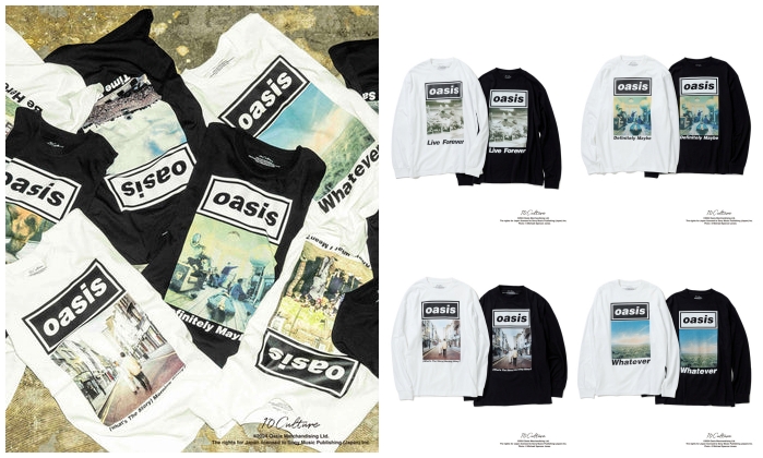 「oasis」と10のカルチャーをバックグラウンドにした「10Culture」×「ADAM ET ROPE’」新作 LS Tシャツが2024年 11月上旬 発売 (オアシス アダム エ ロペ)