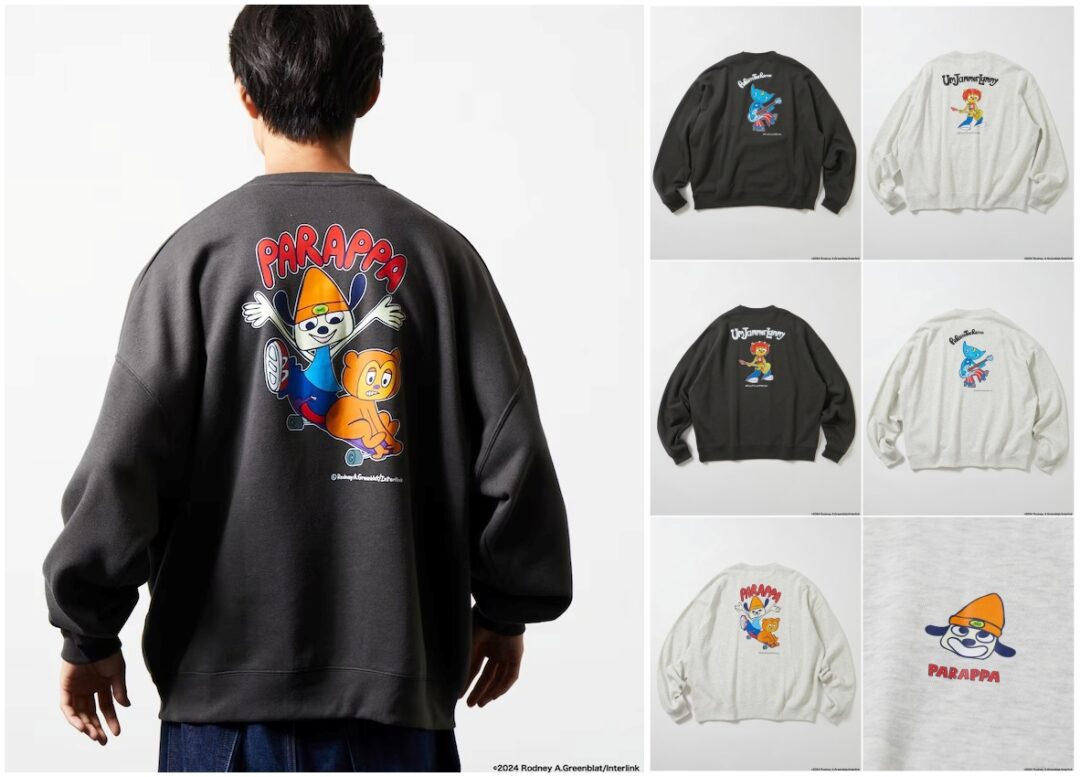 パラッパラッパー × フリークスストア コラボ クルーネックスウェットが発売 (PARAPPA THE RAPPER FREAK’S STORE)