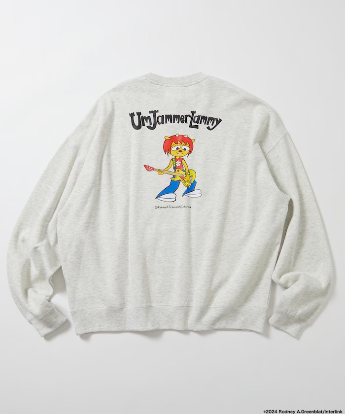 パラッパラッパー × フリークスストア コラボ クルーネックスウェットが発売 (PARAPPA THE RAPPER FREAK’S STORE)