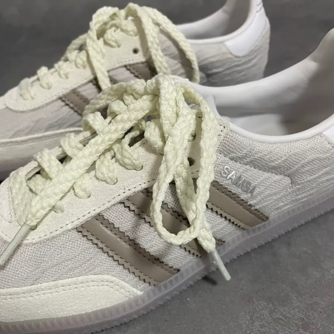 【2024年 発売】adidas Originals SAMBA OG “Lace Jacquard/Milk Gray” (アディダス オリジナルス サンバ OG “レースジャガード/ミルクグレー”) [JP5674]