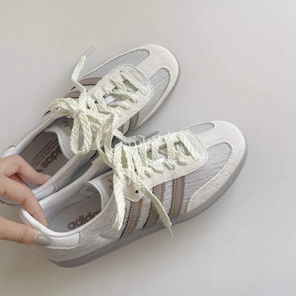 【2024年 発売】adidas Originals SAMBA OG “Lace Jacquard/Milk Gray” (アディダス オリジナルス サンバ OG “レースジャガード/ミルクグレー”) [JP5674]