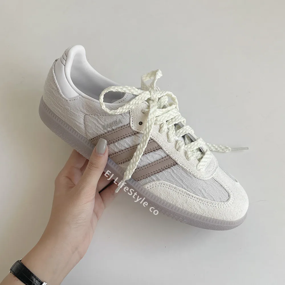 【2024年 発売】adidas Originals SAMBA OG “Lace Jacquard/Milk Gray” (アディダス オリジナルス サンバ OG “レースジャガード/ミルクグレー”) [JP5674]