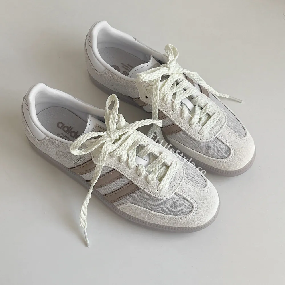 【2024年 発売】adidas Originals SAMBA OG “Lace Jacquard/Milk Gray” (アディダス オリジナルス サンバ OG “レースジャガード/ミルクグレー”) [JP5674]