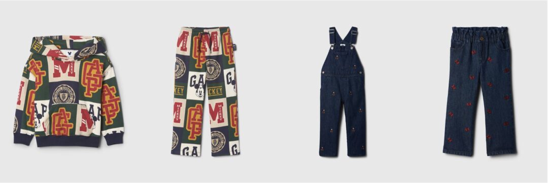 Gap × Disney THE MARKET限定 “Disney Collegiate” コレクションが2024年 9/24 発売 (ギャップ ディズニー)