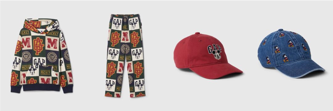 Gap × Disney THE MARKET限定 “Disney Collegiate” コレクションが2024年 9/24 発売 (ギャップ ディズニー)