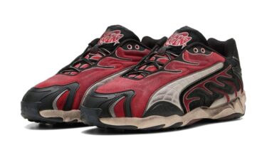 【2024年 9/26 発売】PUMA × A$AP ROCKY Inhale Distressed "PUMA Black/Pop Red" (プーマ エイサップ・ロッキー インヘール ディストレス) [402453-01]