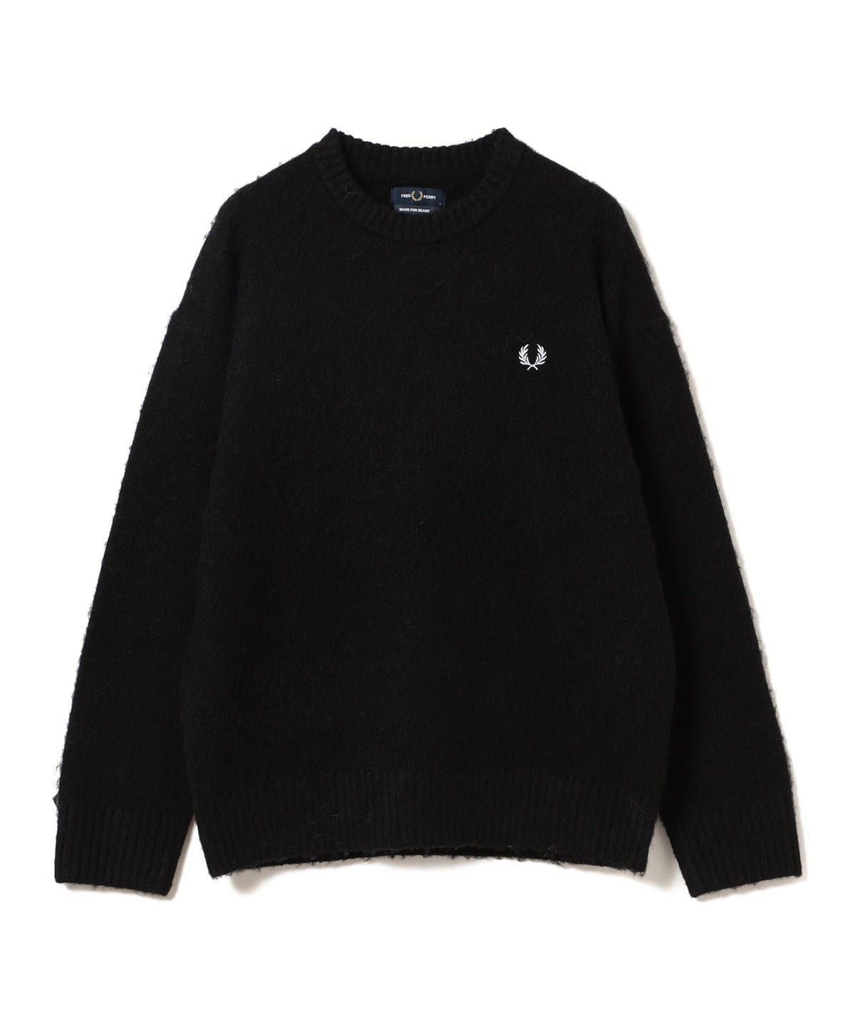 FRED PERRY × BEAMS / 別注 フラッフィ クルーネックニットが2024年 11月下旬 発売 (フレッドペリー ビームス)