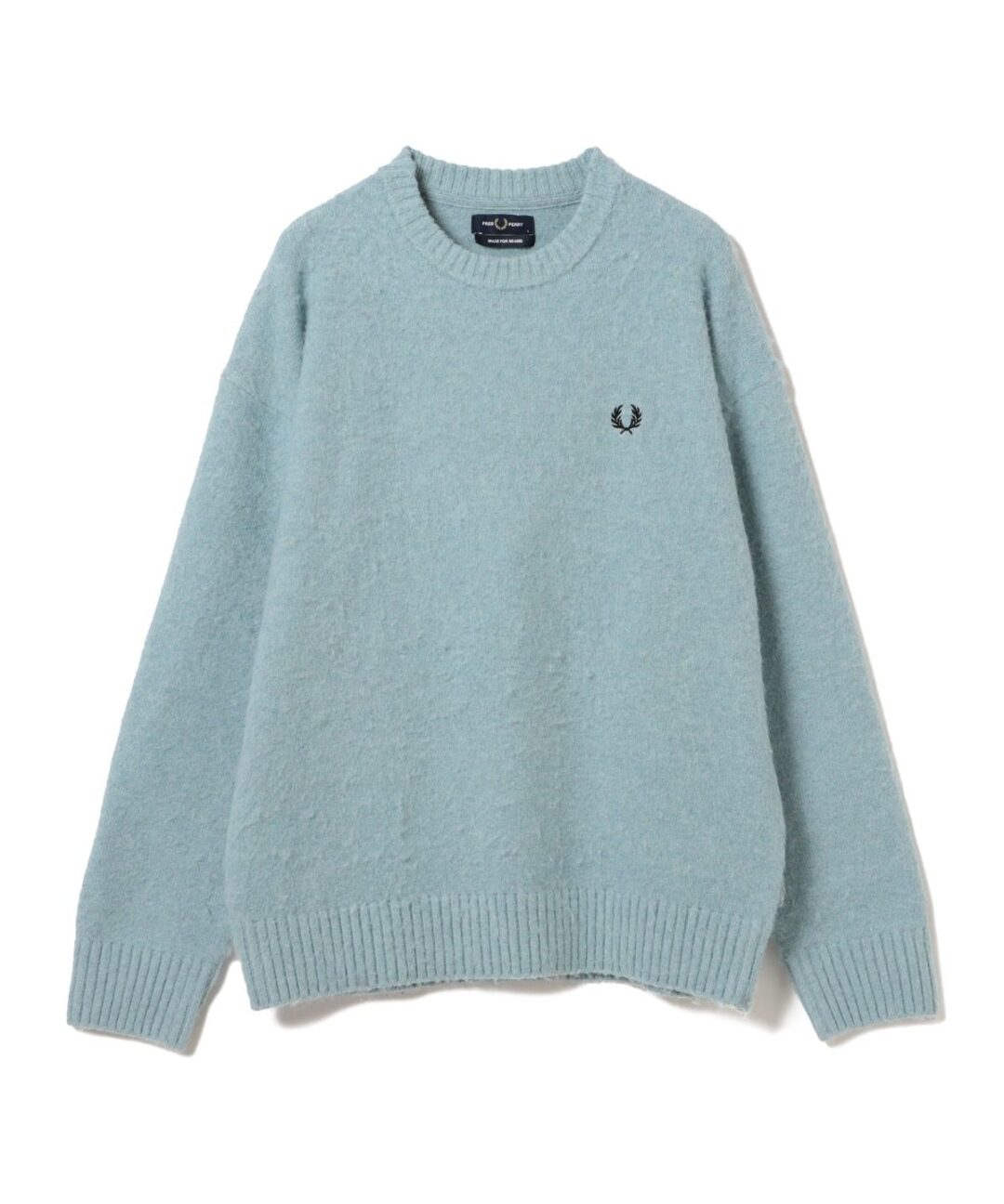 FRED PERRY × BEAMS / 別注 フラッフィ クルーネックニットが2024年 11月下旬 発売 (フレッドペリー ビームス)