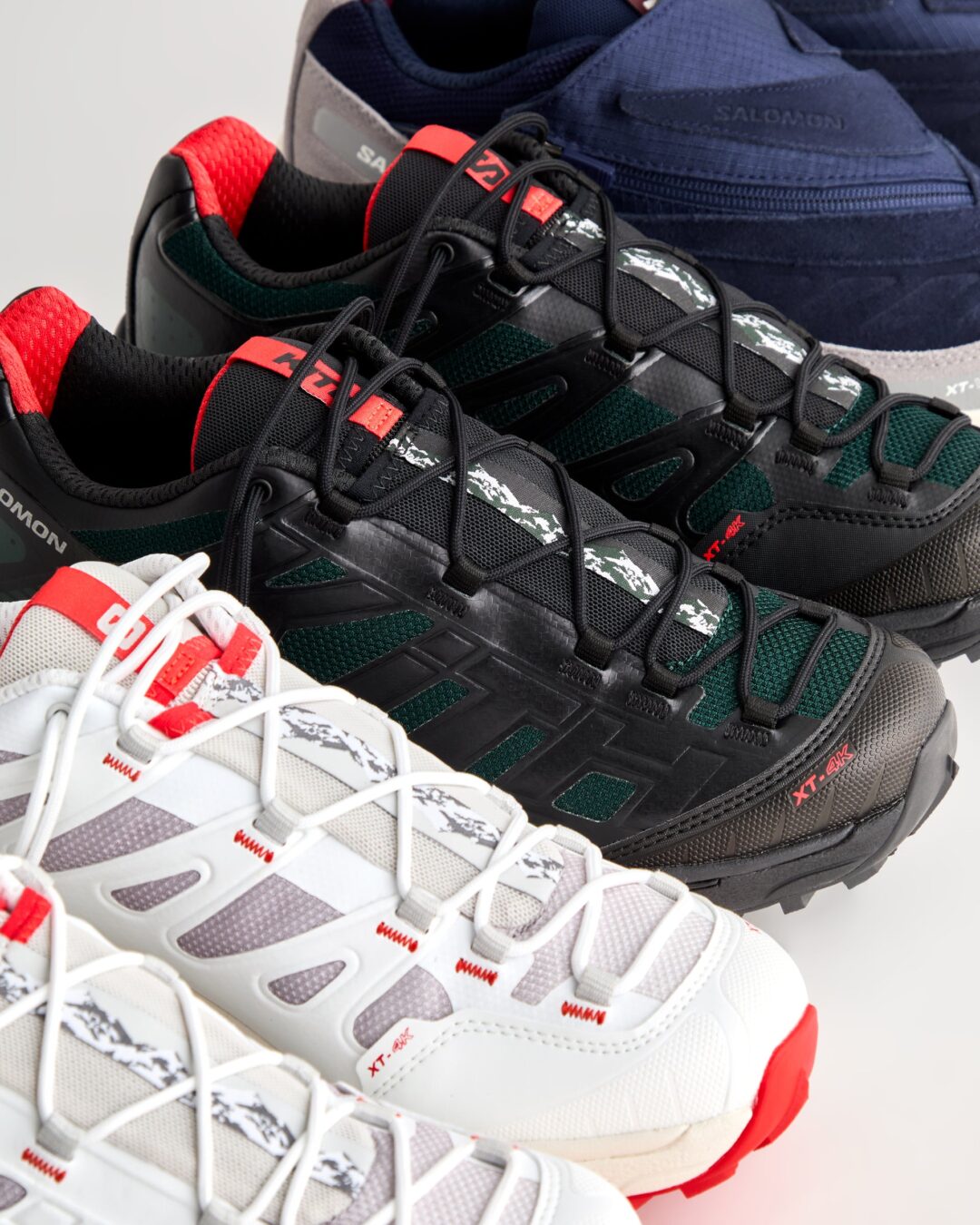 【2024年 12/30 発売予定】KITH × Salomon XT-4K “Bright White/Black/Maritime Blue” (キス サロモン)