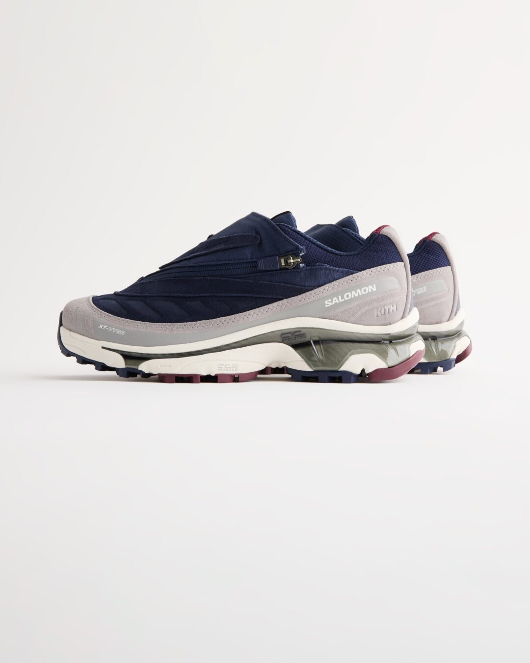 【2024年 12/30 発売予定】KITH × Salomon XT-4K “Bright White/Black/Maritime Blue” (キス サロモン)