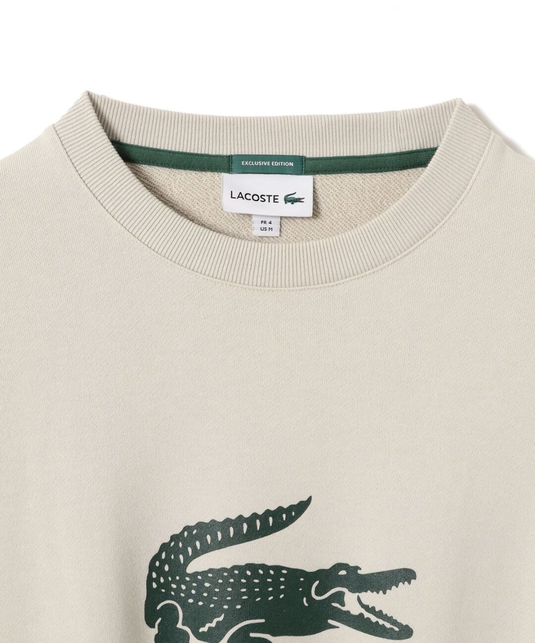 BEAMS【別注】LACOSTE / ロゴ スウェットが2024年 11月上旬 発売 (ビームス ラコステ)