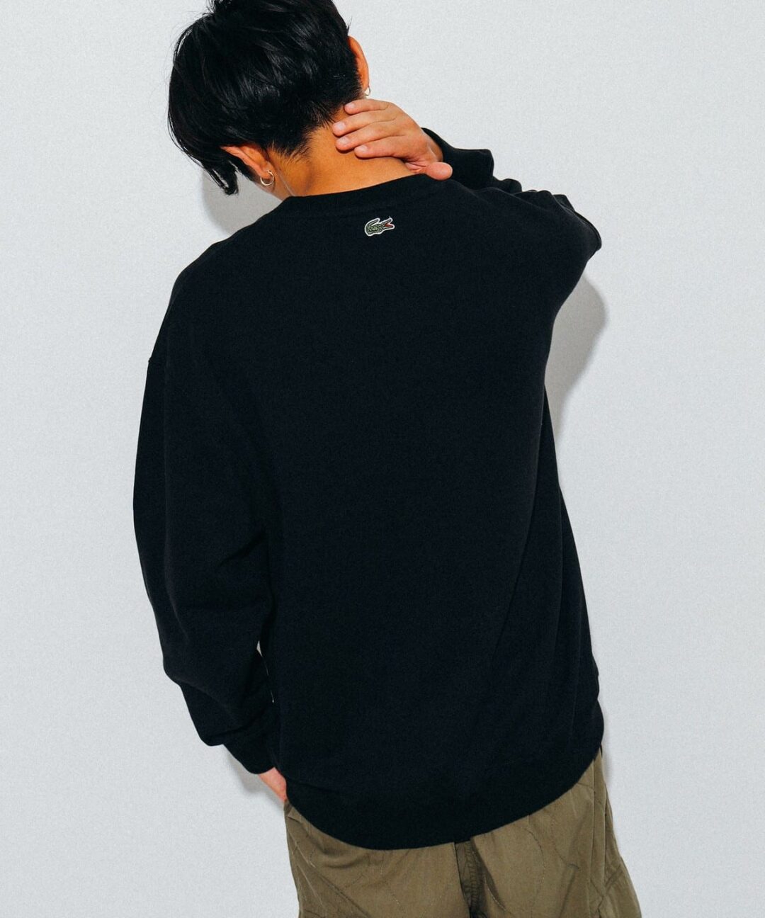 BEAMS【別注】LACOSTE / ロゴ スウェットが2024年 11月上旬 発売 (ビームス ラコステ)