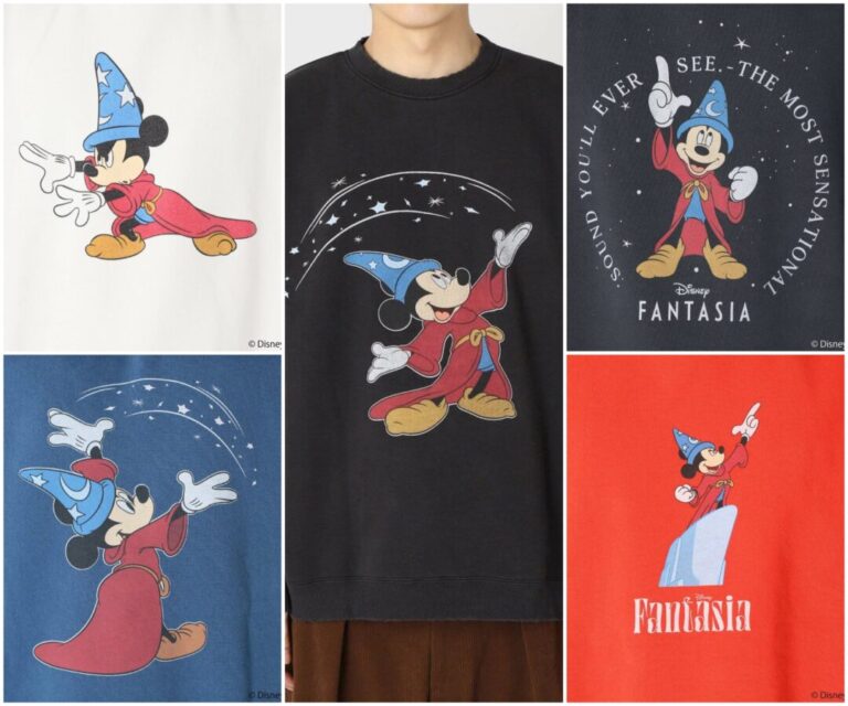 JOURNAL STANDARD × Disney 別注 MICKEY MOUSE “ファンタジア” ダメージスウェットが2024年 10月下旬 発売  (ジャーナルスタンダード ディズニー ミッキーマウス) | Fullress