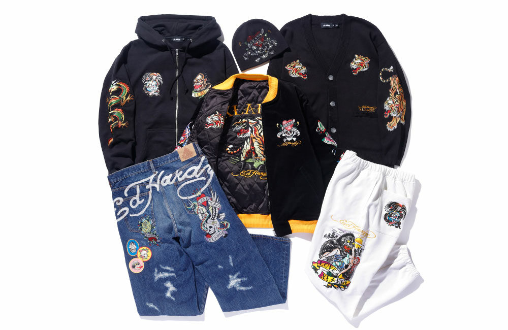 XLARGE × Ed Hardy 最新コラボが2024年 9/28 発売 ​(エクストララージ エド・ハーディ)