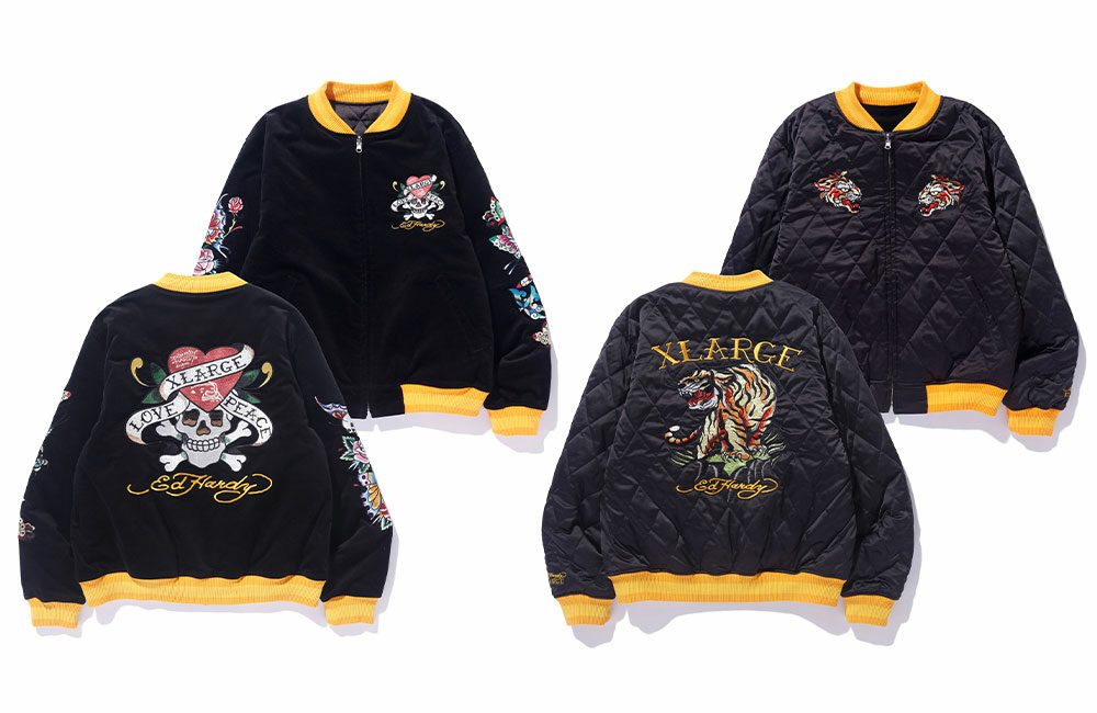 XLARGE × Ed Hardy 最新コラボが2024年 9/28 発売 ​(エクストララージ エド・ハーディ)