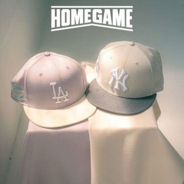 【抽選販売】HOMEGAME CUSTOM NEW ERA 59FIFTY “Lux Fabric Pack” (ホームゲーム カスタム ニューエラ)