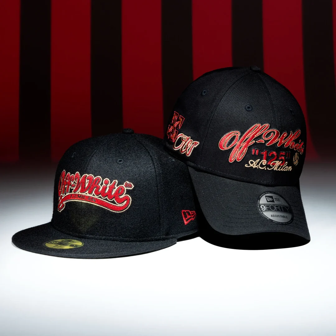 OFF-WHITE × New Era × AC Milan トリプルコラボが2024年 9/24 発売 (オフホワイト ニューエラ エーシーミラン)