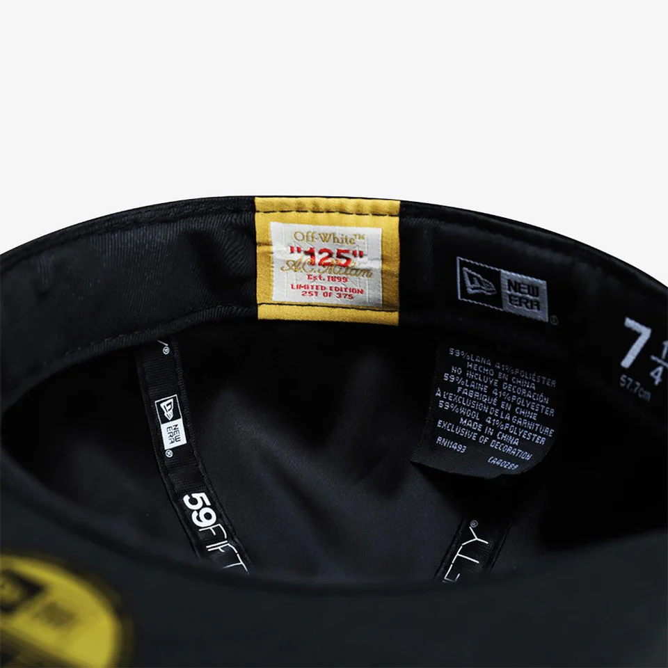 OFF-WHITE × New Era × AC Milan トリプルコラボが2024年 9/24 発売 (オフホワイト ニューエラ エーシーミラン)