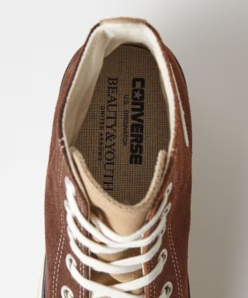 BEAUTY&YOUTH【別注】CONVERSE ALL STAR US パッチワーク ハイカットが2024年 12月上旬 発売 (ビューティアンドユース コンバース オールスター)