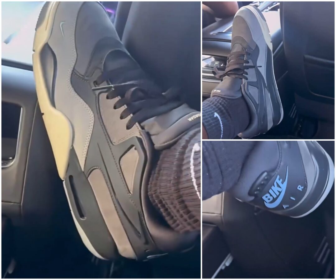 Nigel Sylvester x NIKE AIR JORDAN 4 RM SP “Black/Grey/Blue” (ナイジェル・シルベスター ナイキ エア ジョーダン 4 “ブラック/グレー/ブルー”)