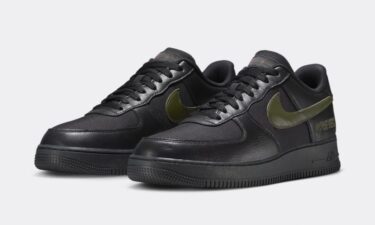 【2024年 10/15 発売予定】NIKE AIR FORCE 1 LOW “Gore-Tex/Black/Cargo Khaki” (ナイキ エア フォース 1 ロー “ゴアテックス/ブラック/カーゴカーキ”) [HV3959-010]