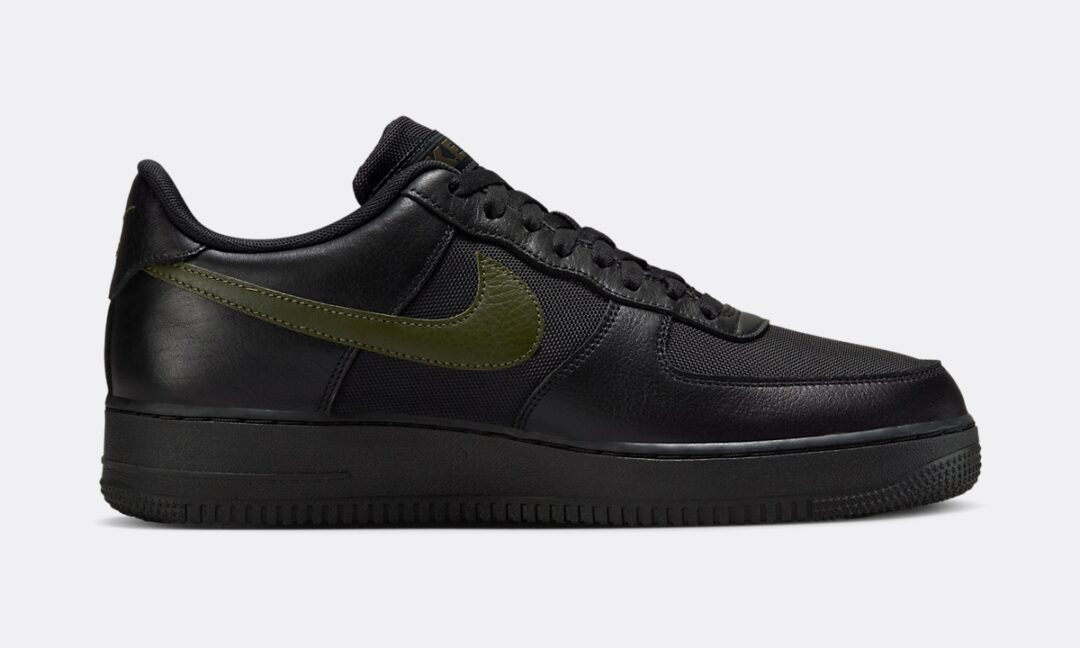 【2024年 10/15 発売予定】NIKE AIR FORCE 1 LOW “Gore-Tex/Black/Cargo Khaki” (ナイキ エア フォース 1 ロー “ゴアテックス/ブラック/カーゴカーキ”) [HV3959-010]