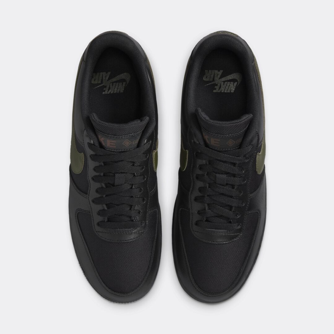 【2024年 10/15 発売予定】NIKE AIR FORCE 1 LOW “Gore-Tex/Black/Cargo Khaki” (ナイキ エア フォース 1 ロー “ゴアテックス/ブラック/カーゴカーキ”) [HV3959-010]