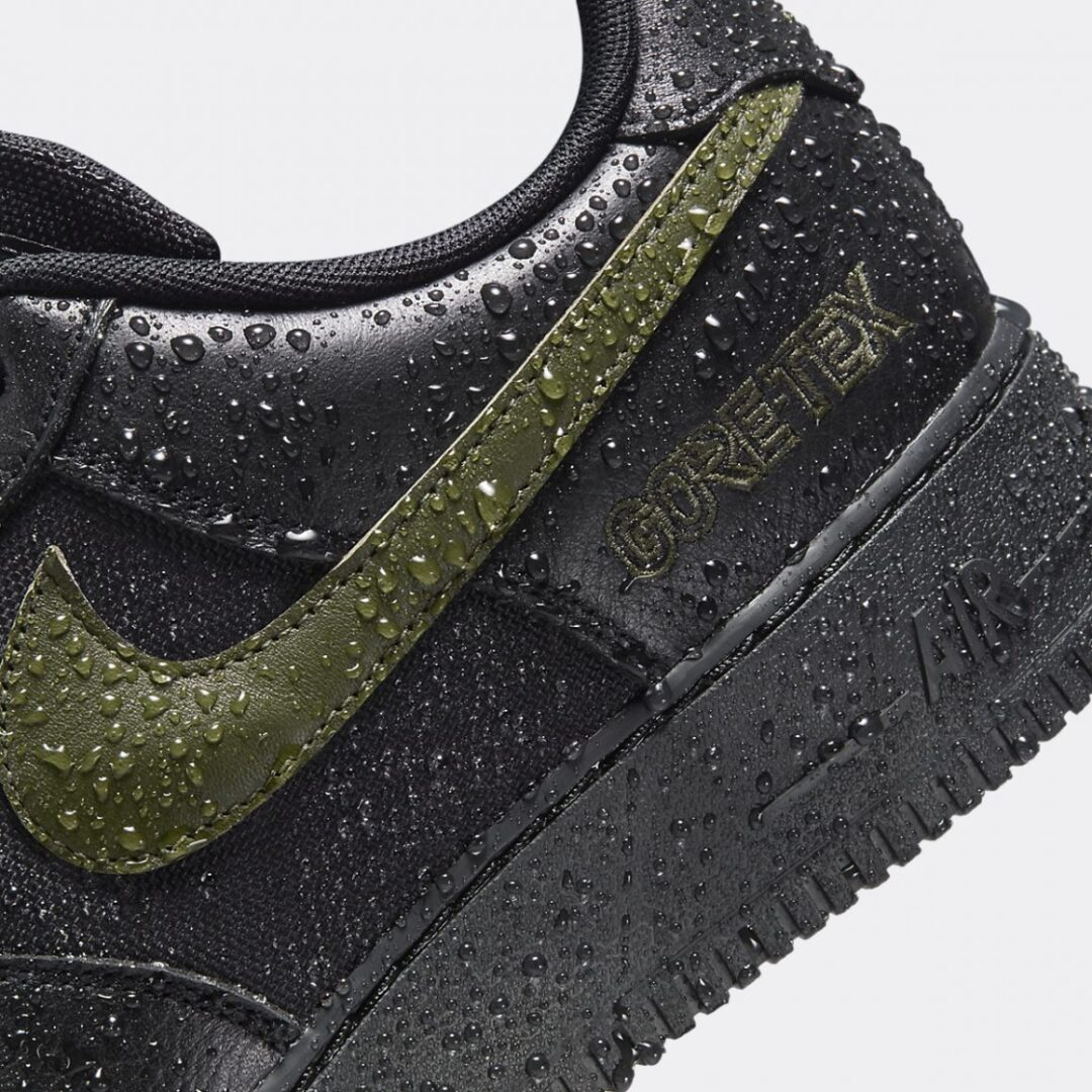 【2024年 10/15 発売予定】NIKE AIR FORCE 1 LOW “Gore-Tex/Black/Cargo Khaki” (ナイキ エア フォース 1 ロー “ゴアテックス/ブラック/カーゴカーキ”) [HV3959-010]