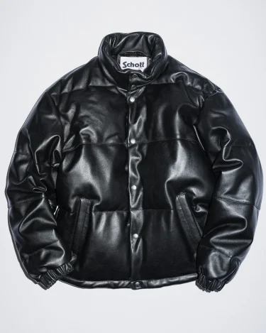 Schott for BEAUTY&YOUTH "Leather Down Jacket"が2024年 11/8 発売 (ショット ビューティアンドユース レザー ダウンジャケット)