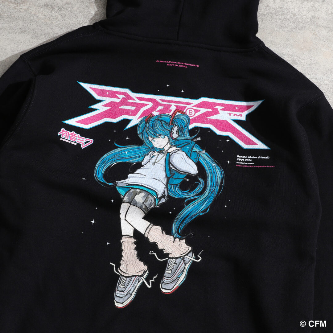 BAIT × バーチャルシンガー「初音ミク」× Pancho Abalosとのコラボアイテムが2024年 10/25 発売 (ベイト Hatsune Miku)