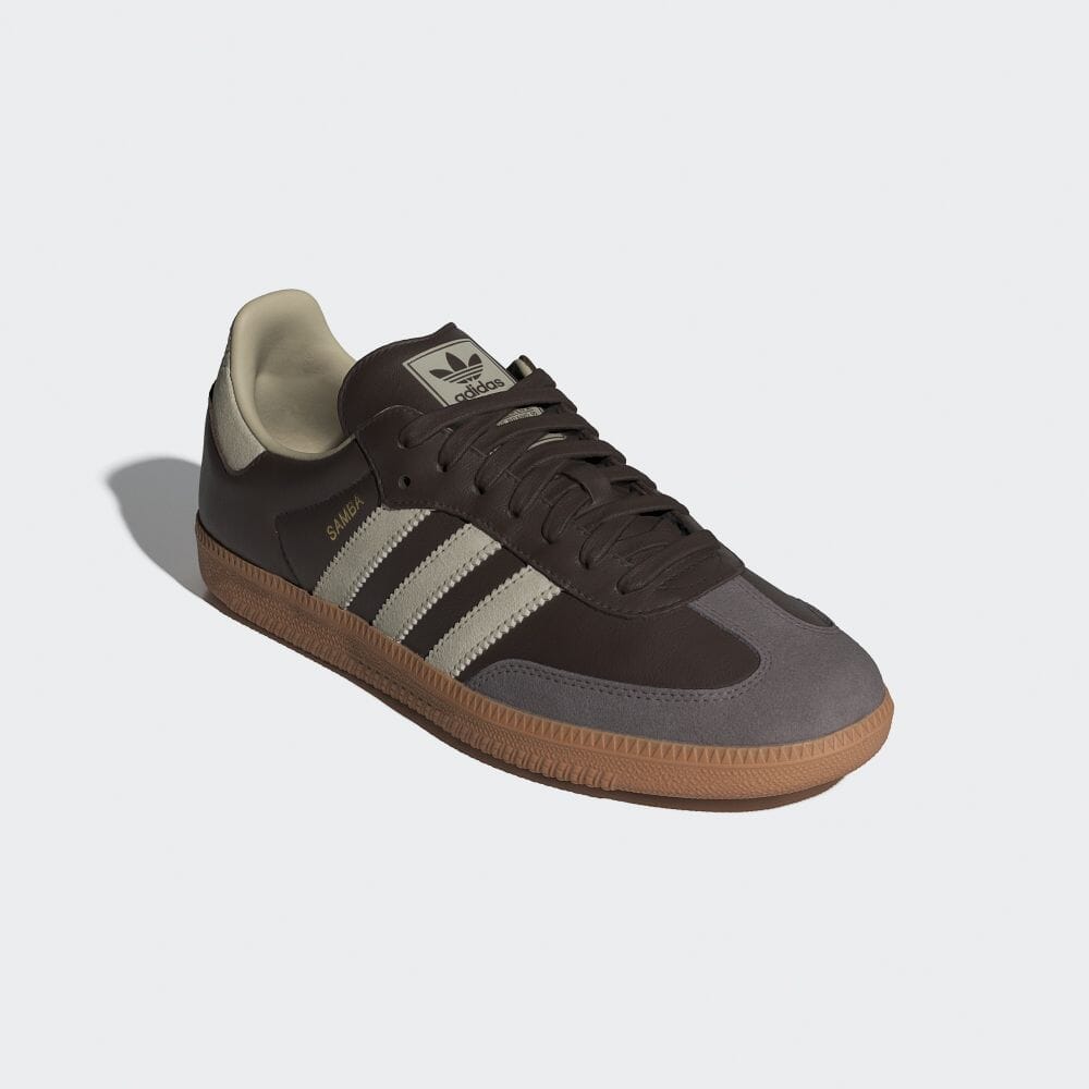 【2024年 10/18 発売】adidas Originals SAMBA OG “Brown/Putty Gray/Gold Metallic” (アディダス オリジナルス サンバ OG “ブラウン/グレー/ゴールド”) [ID1481]