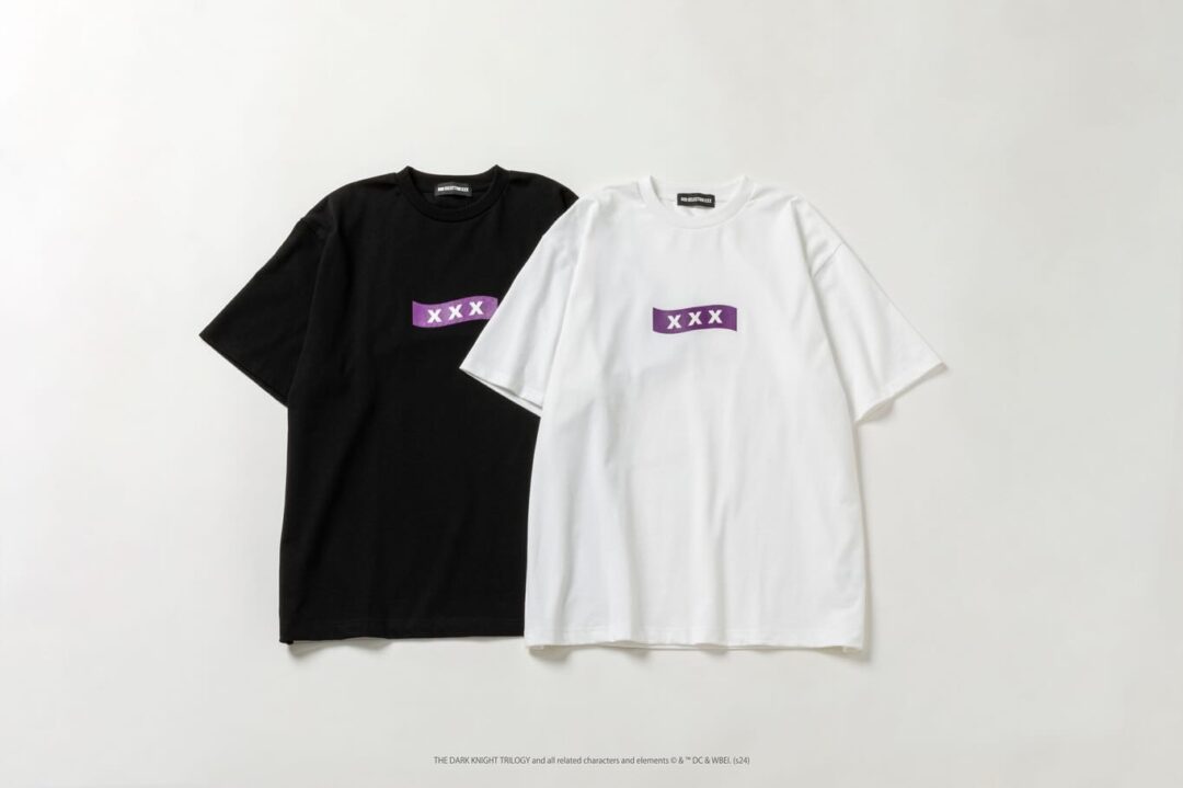 The Dark Knight × GOD SELECTION XXX コラボTEEが2024年 10/26 発売 (ダークナイト ゴッド セレクション トリプルエックス)