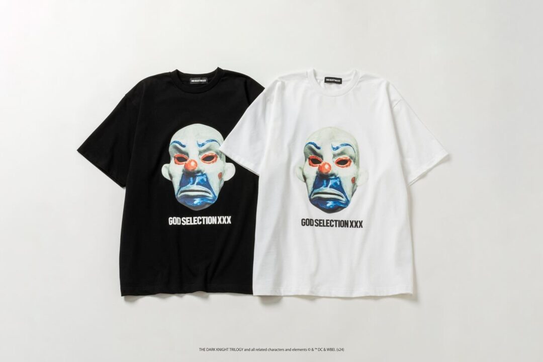 The Dark Knight × GOD SELECTION XXX コラボTEEが2024年 10/26 発売 (ダークナイト ゴッド セレクション トリプルエックス)