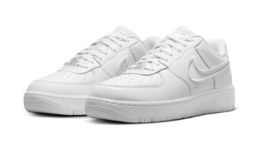 【2024年 10/2 発売】NIKE W AIR FORCE 1 LOW DANCE “White/Metallic Silver” (ナイキ エア フォース 1 ロー ダンス “ホワイト/メタリックシルバー”) [FJ7409-100]