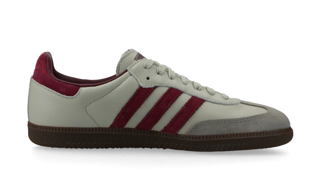 【2024年 発売】adidas Originals SAMBA OG “Putty Grey/Maroon/Gold Metallic” (アディダス オリジナルス サンバ OG “グレー/マルーン/ゴールド”) [ID1482]