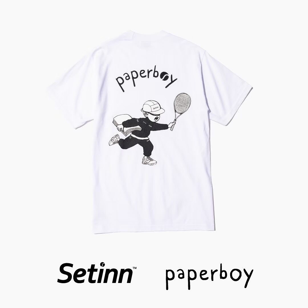 paperboy × Setinn コラボアイテムが有明テニスの森公園で2024年 11/2 発売 (ペーパーボーイ セットイン)