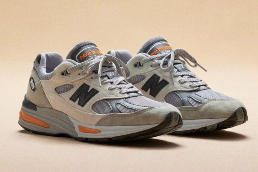 【2024年 近日発売】New Balance U991v2 BS2 MADE in UK “Grey/Orange” (ニューバランス メイドインUK) [U991BS2]