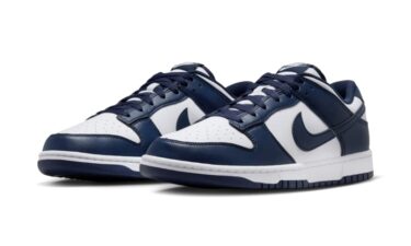 【2025年 春 発売予定】NIKE DUNK LOW RETRO “White/Midnight Navy” (ナイキ ダンク ロー レトロ “ホワイト/ミッドナイトネイビー”) [HF5441-107]