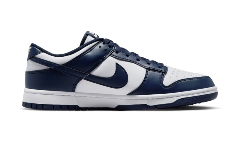 【2025年 春 発売予定】NIKE DUNK LOW RETRO “White/Midnight Navy” (ナイキ ダンク ロー レトロ “ホワイト/ミッドナイトネイビー”) [HF5441-107]