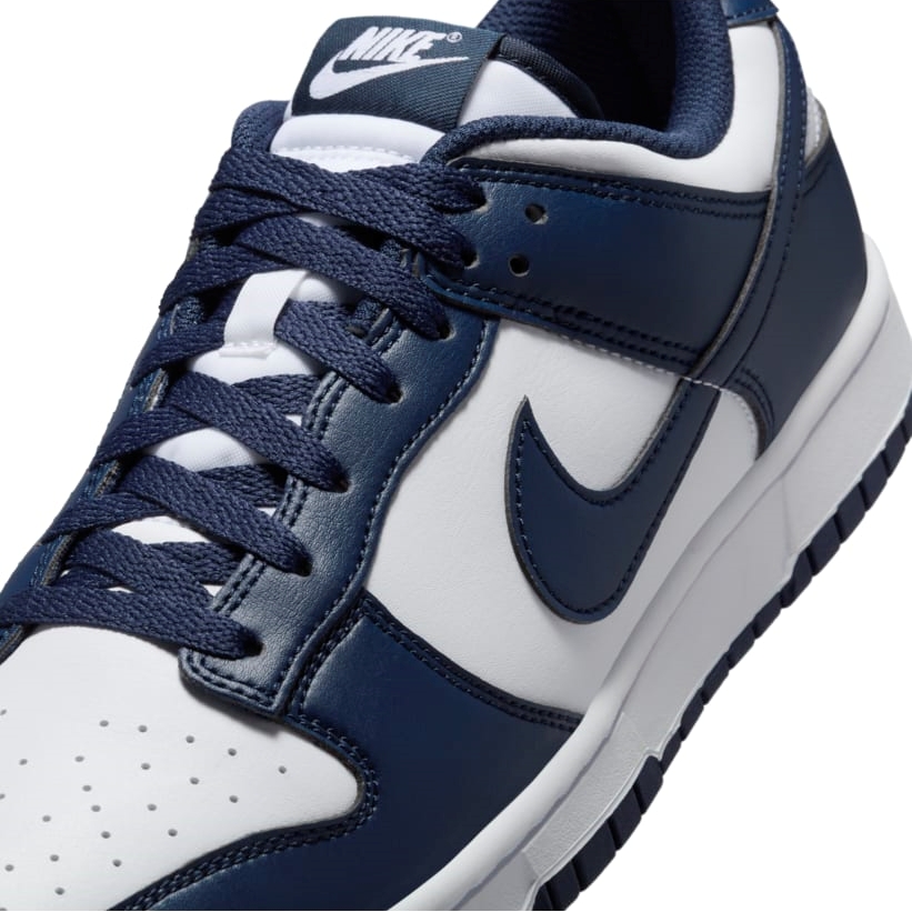 【2025年 春 発売予定】NIKE DUNK LOW RETRO “White/Midnight Navy” (ナイキ ダンク ロー レトロ “ホワイト/ミッドナイトネイビー”) [HF5441-107]