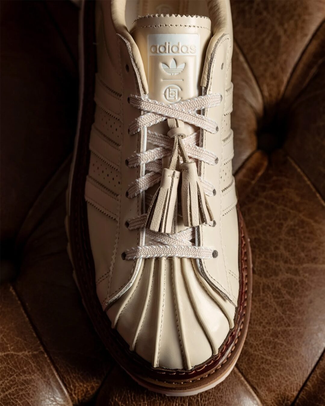 【2024年 10/12 発売】CLOT/Edison Chen × adidas Originals SUPERSTAR “Tan” (クロット/エディソンチャン アディダス オリジナルス スーパースター) [JQ6117]