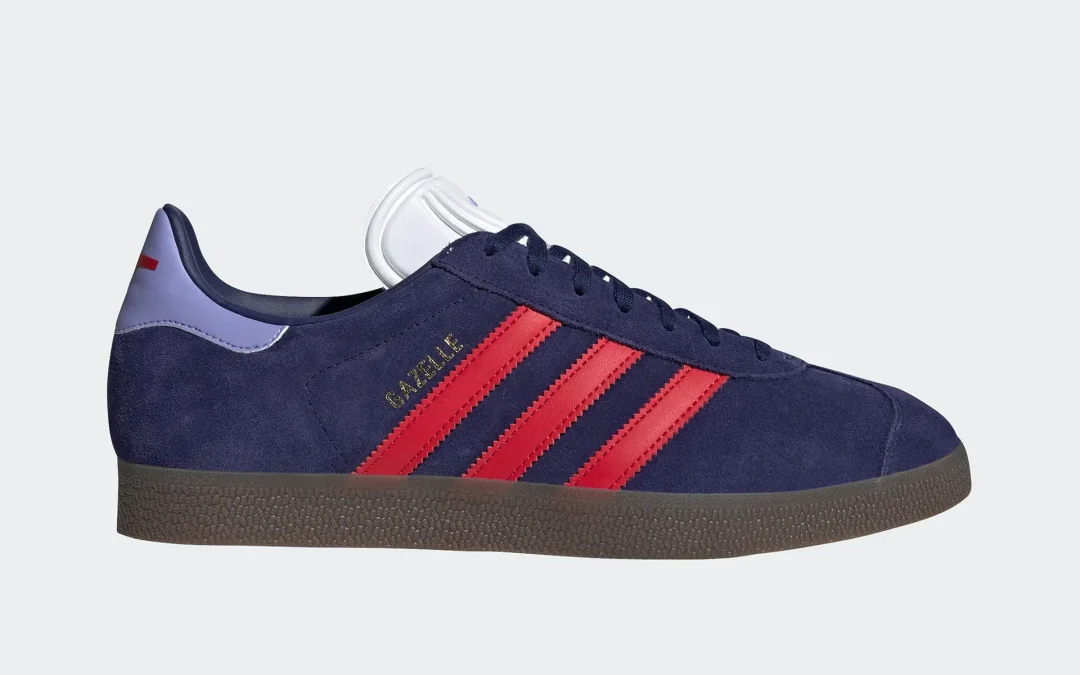 【2024年 発売】アーセナルFC × アディダス オリジナルス ガゼル インドア “ナイトスカイ” (Arsenal adidas Originals GAZELLE INDOOR “Night Sky”) [IH2630]