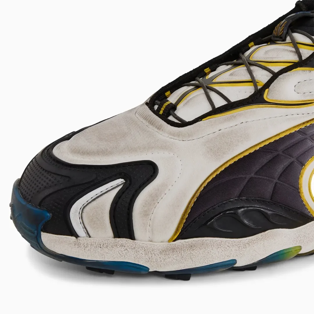 【2024年 11/7 発売】PUMA × A$AP ROCKY Inhale Distressed “Cream/Black/Yellow” (プーマ エイサップ・ロッキー インヘイル ディストレス) [402456-01]